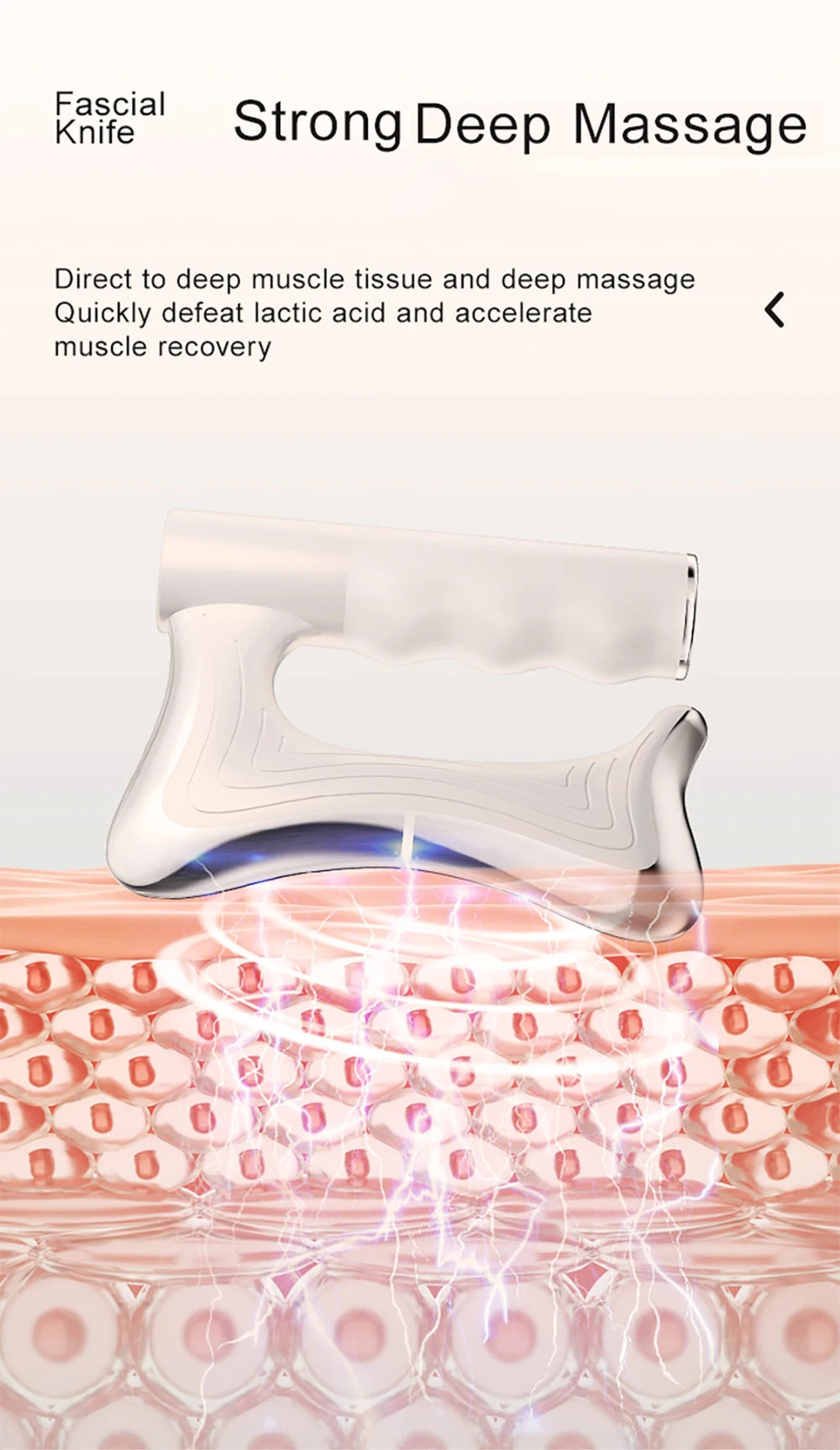 Electric Deep Tissue Massage Blade – Heated Fascia Relaxation Tool - Nara's Shop