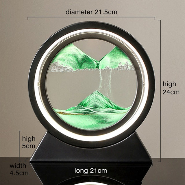 Moving Sand Art Landscape Table Lamp - Nara's Shop