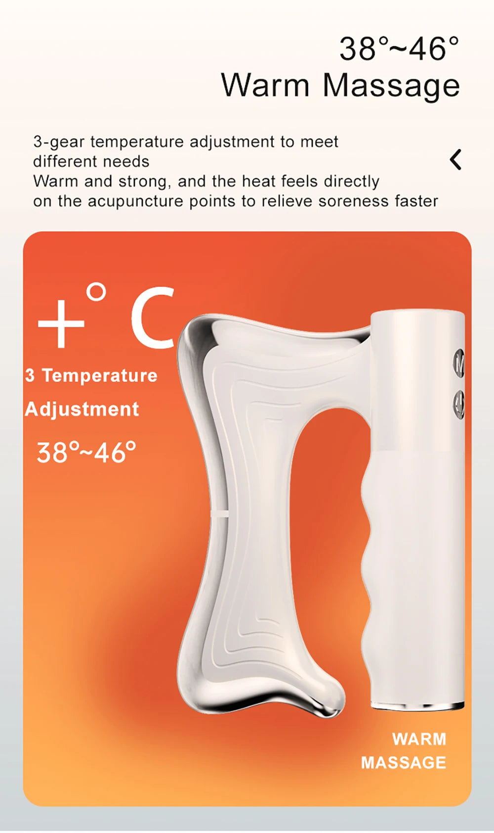 Electric Deep Tissue Massage Blade – Heated Fascia Relaxation Tool - Nara's Shop