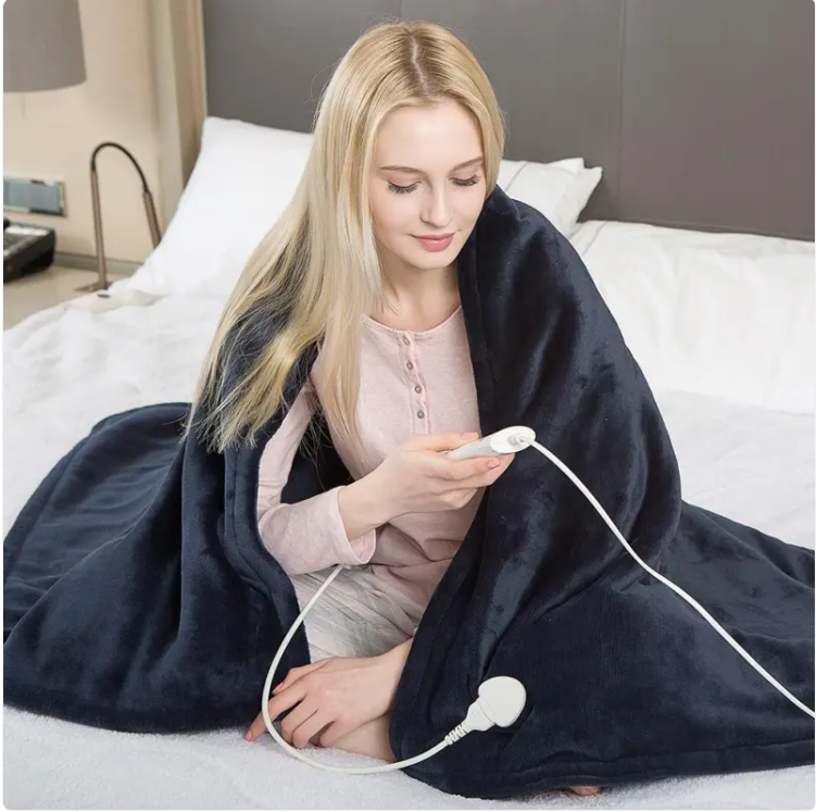 3-Level Safety Heated Blanket with Adjustable Temperature - Nara's Shop