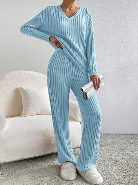 Casual 2-Piece Loungewear Set - Nara's Shop