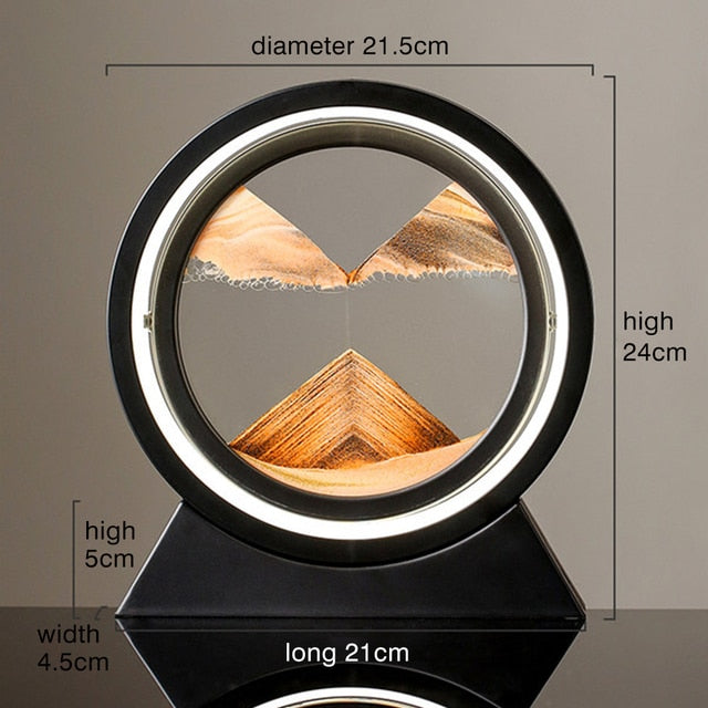 Moving Sand Art Landscape Table Lamp - Nara's Shop
