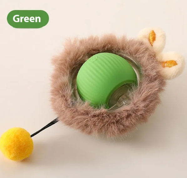 PurrPlay Self-Rolling Cat Toy Ball - Nara's Shop