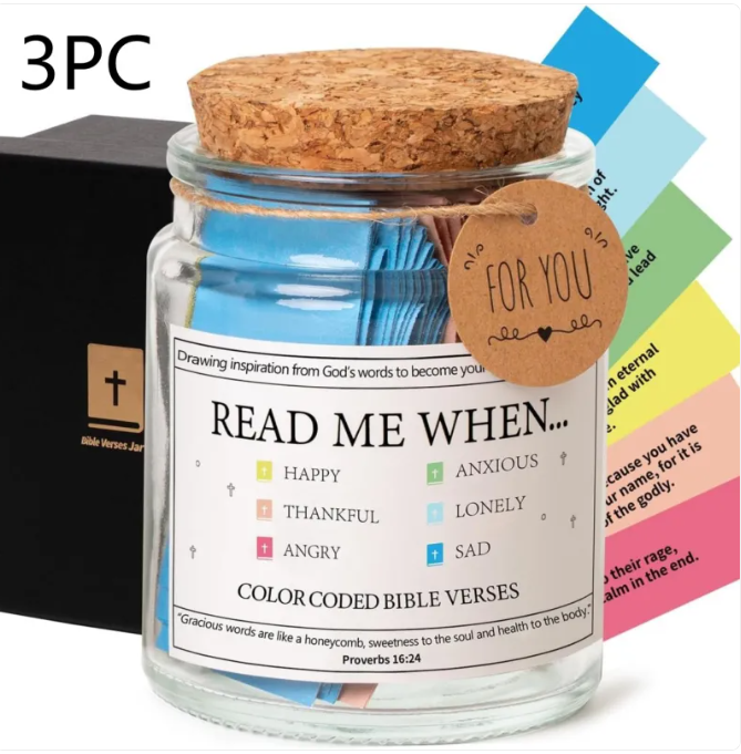 Faith & Joy Verse Jar - Nara's Shop