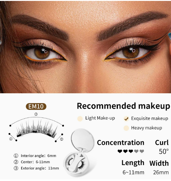 Magnetic Eyelashes Set - Nara's Shop