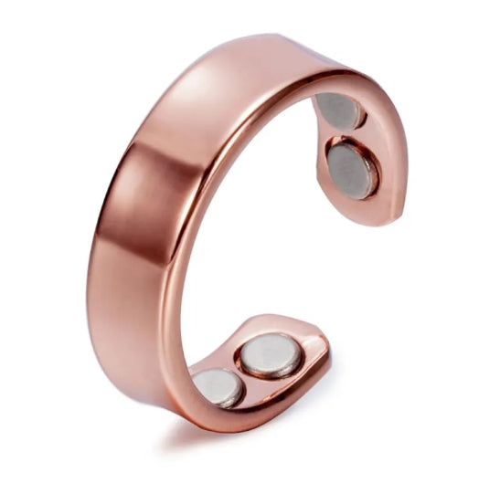 Men's Magnetic Red Copper Ring - Nara's Shop