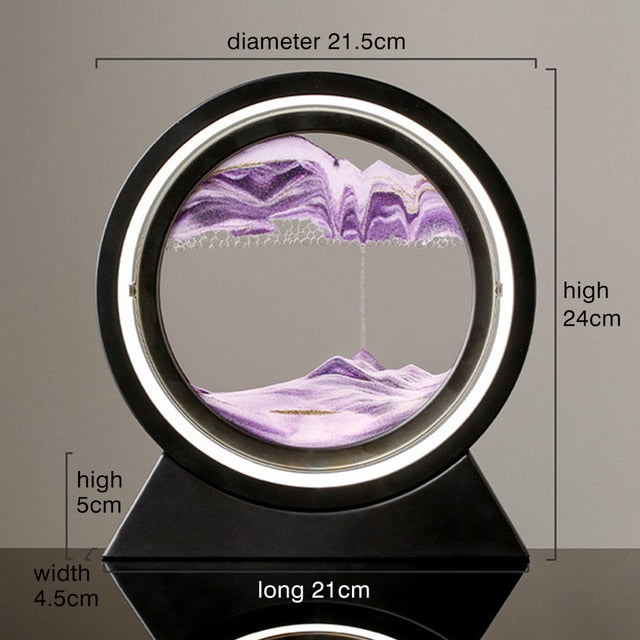 Moving Sand Art Landscape Table Lamp - Nara's Shop