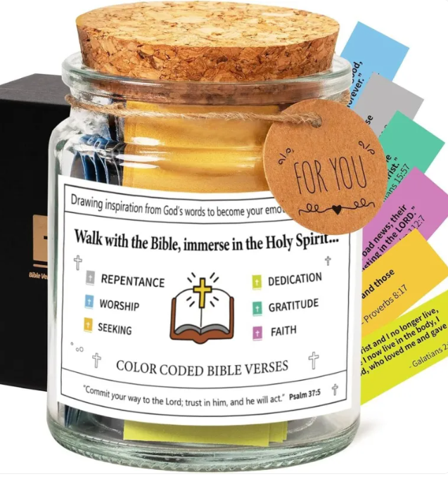 Faith & Joy Verse Jar - Nara's Shop