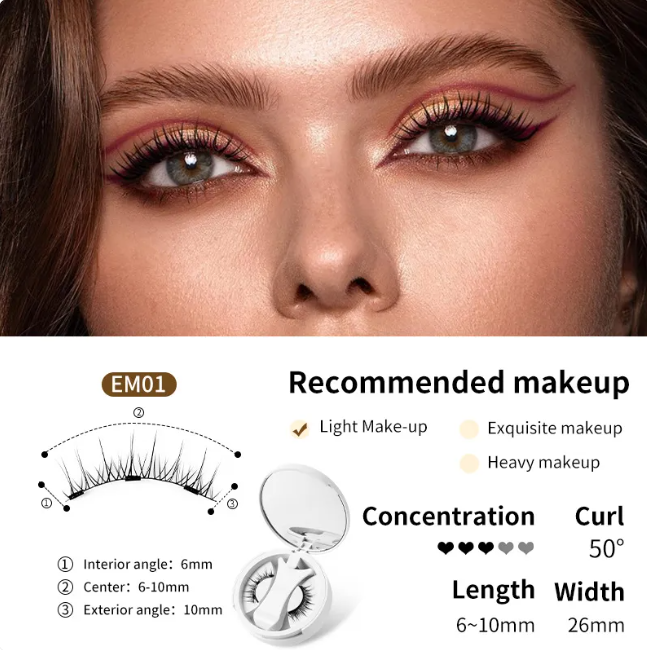Magnetic Eyelashes Set - Nara's Shop