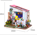 3D Puzzle DIY Model - Casey's Flower House Gift - Nara's Shop
