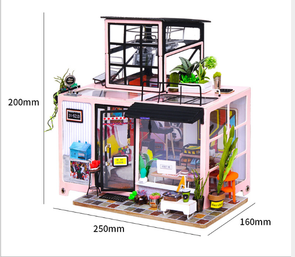 3D Puzzle DIY Model - Casey's Flower House Gift - Nara's Shop