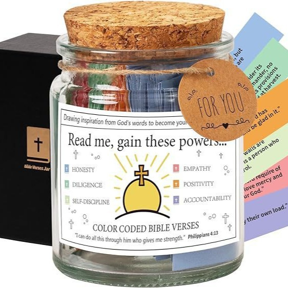 Faith & Joy Verse Jar - Nara's Shop
