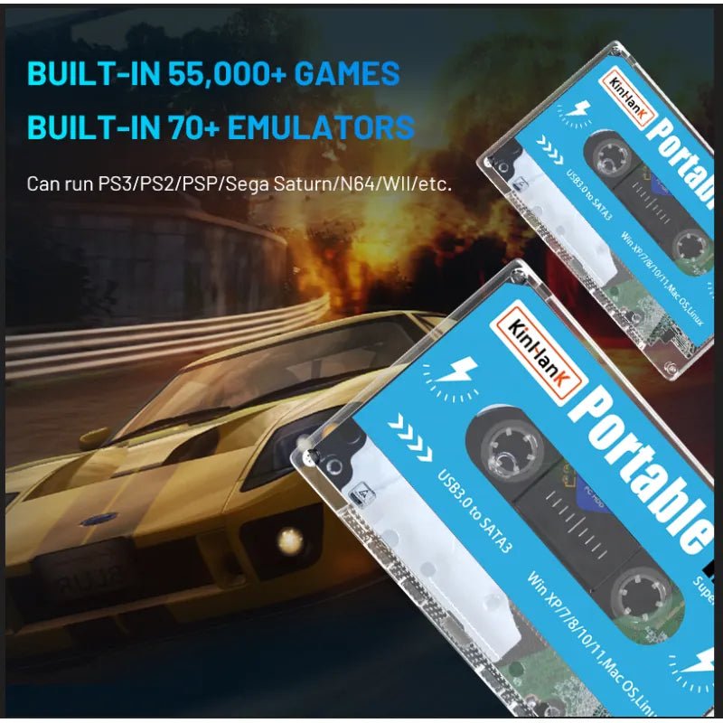 500GB Batocera Internal 55000 Plug-and-play External Mechanical Mobile Game Hard Disk - Nara's Shop