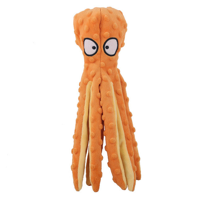 Interactive Bite-resistant Plush Octopus Pet Toy - Nara's Shop