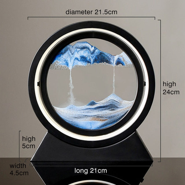 Moving Sand Art Landscape Table Lamp - Nara's Shop