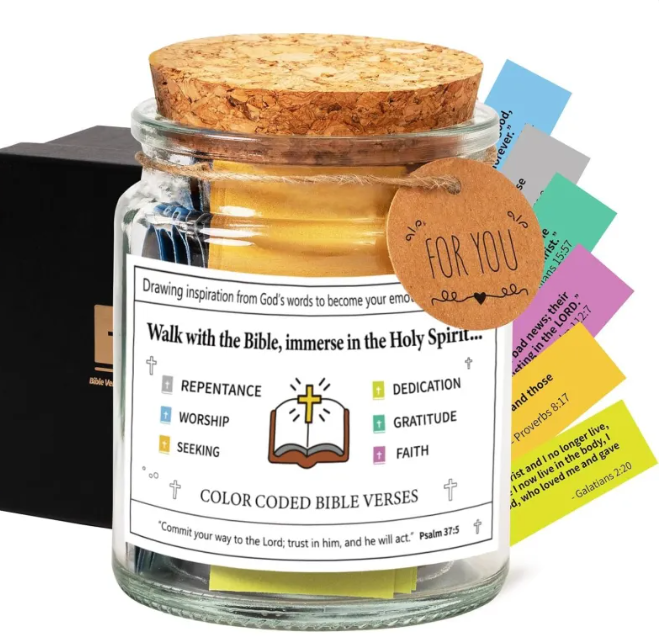 Faith & Joy Verse Jar - Nara's Shop