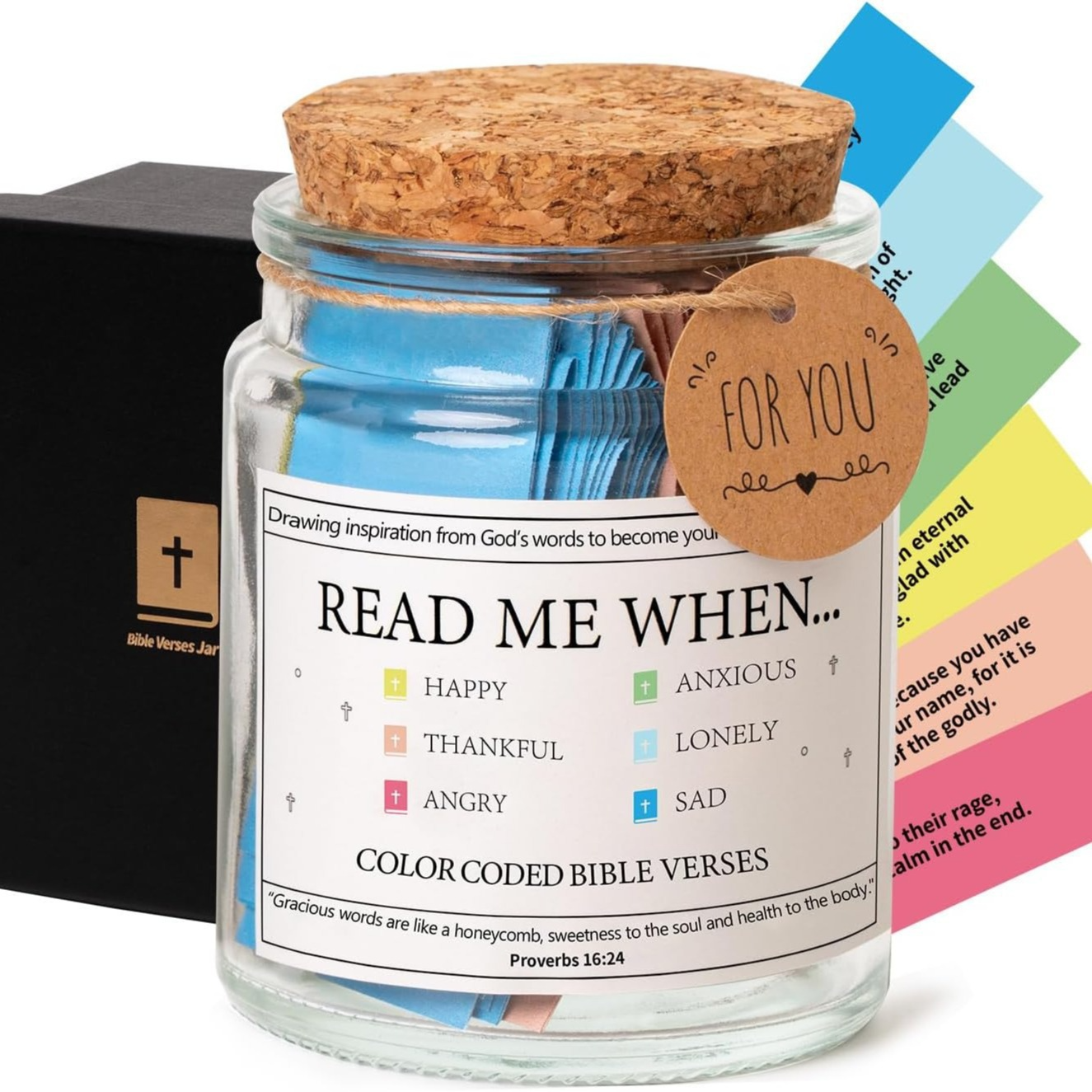 Faith & Joy Verse Jar - Nara's Shop