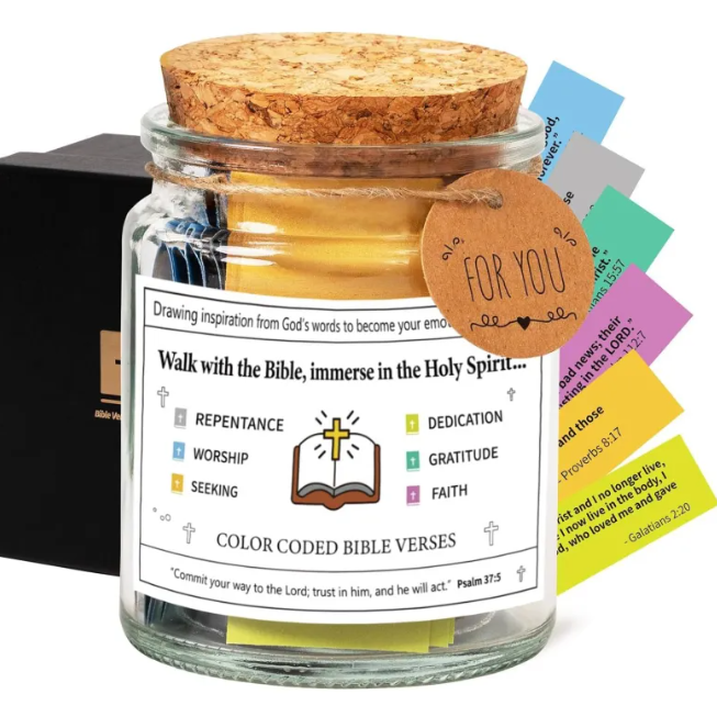 Faith & Joy Verse Jar - Nara's Shop