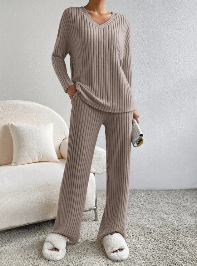 Casual 2-Piece Loungewear Set - Nara's Shop