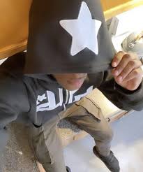 Star Printed Zip Up Hoodies - Nara's Shop