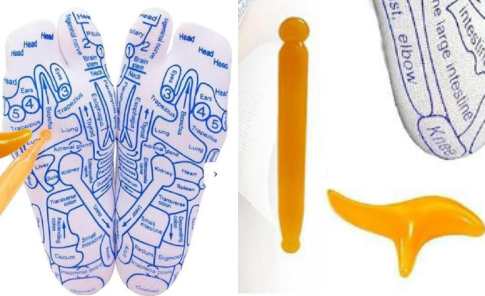 Reflexology Socks with Massage Tool (One Set) - Nara's Shop