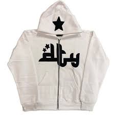 Star Printed Zip Up Hoodies - Nara's Shop