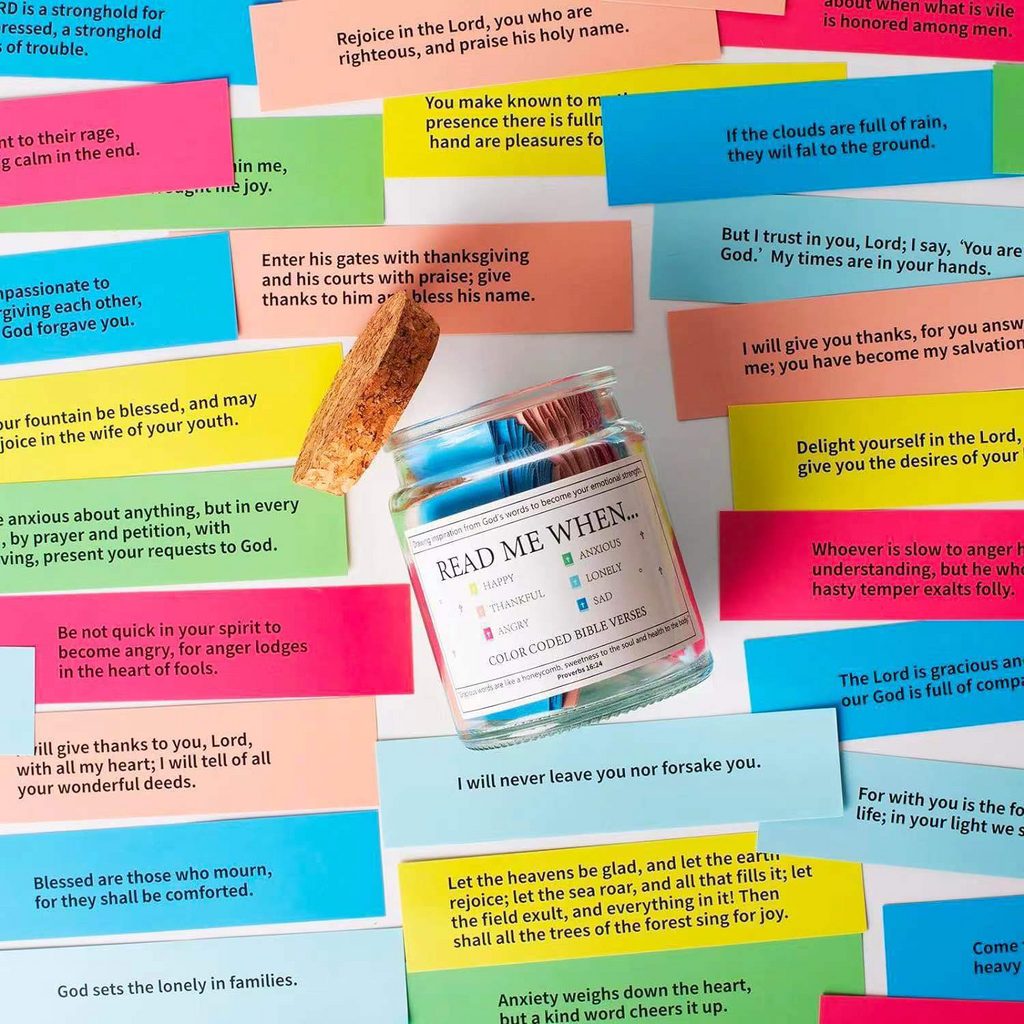 Faith & Joy Verse Jar - Nara's Shop