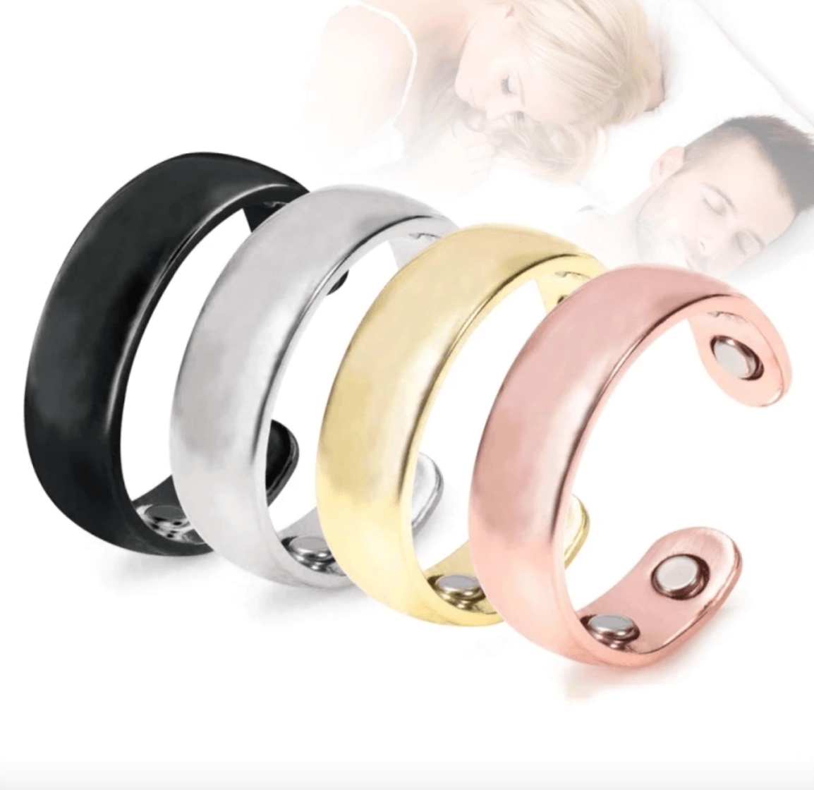 Adjustable Electroplated Copper Magnetic Ring - Nara's Shop