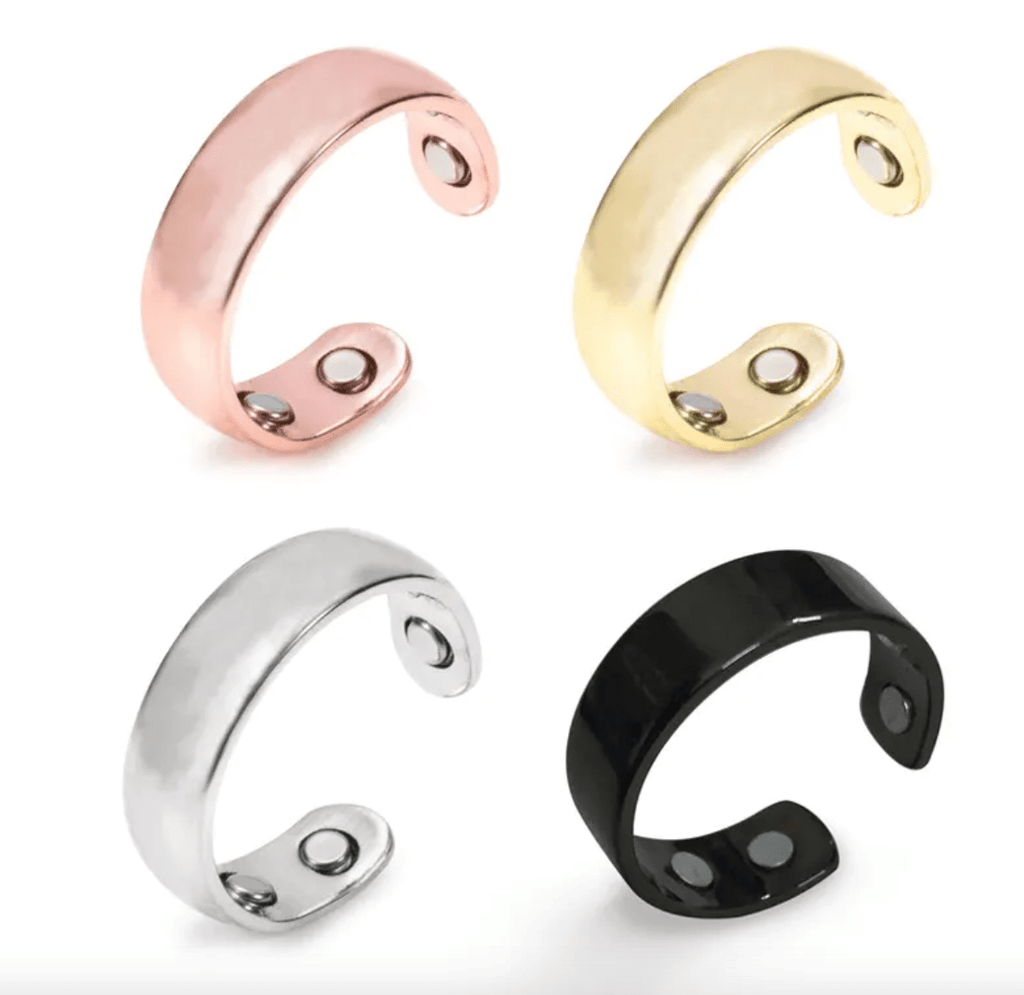 Adjustable Electroplated Copper Magnetic Ring - Nara's Shop