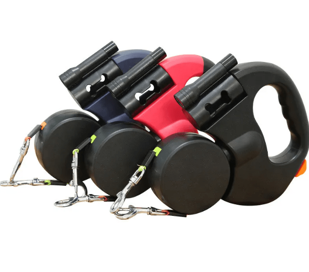 Auto Double Dog Leash - Nara's Shop
