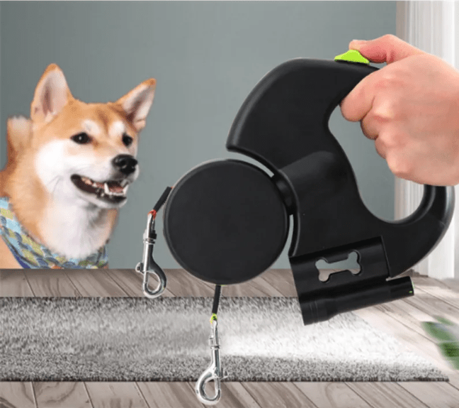 Auto Double Dog Leash - Nara's Shop