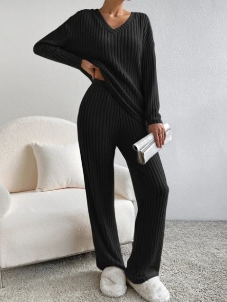 Casual 2-Piece Loungewear Set - Nara's Shop