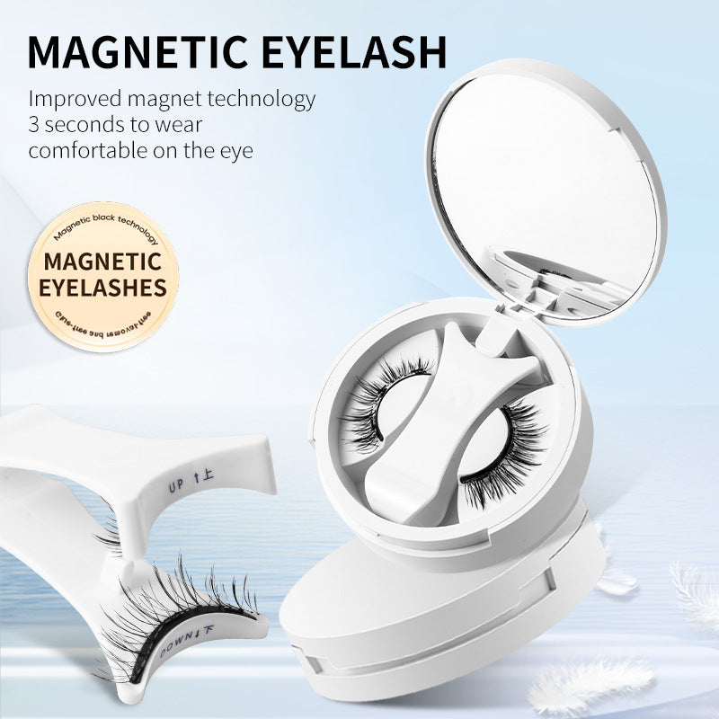 Magnetic False Eyelashes Set with Applicator - Nara's Shop