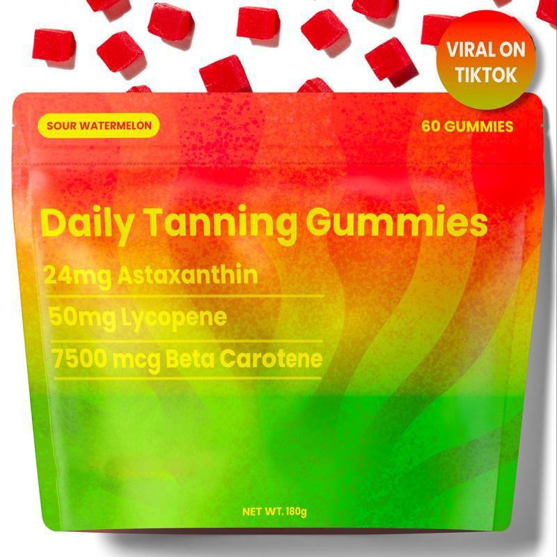 Sun Tanning Soft Gummies (60 Tablets) - Nara's Shop