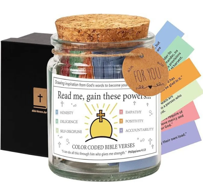 Faith & Joy Verse Jar - Nara's Shop