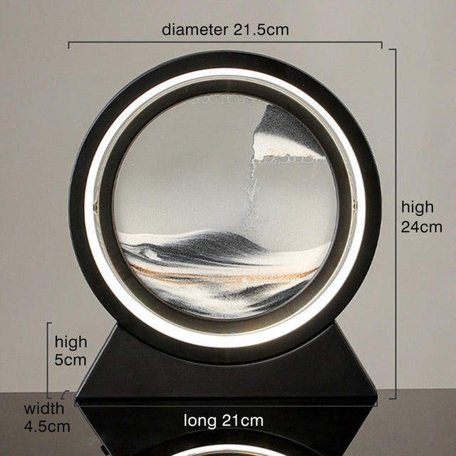 Moving Sand Art Landscape Table Lamp - Nara's Shop