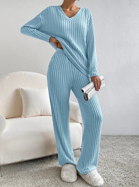 Casual 2-Piece Loungewear Set - Nara's Shop