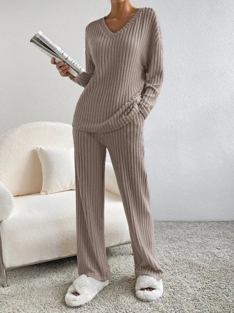 Casual 2-Piece Loungewear Set - Nara's Shop