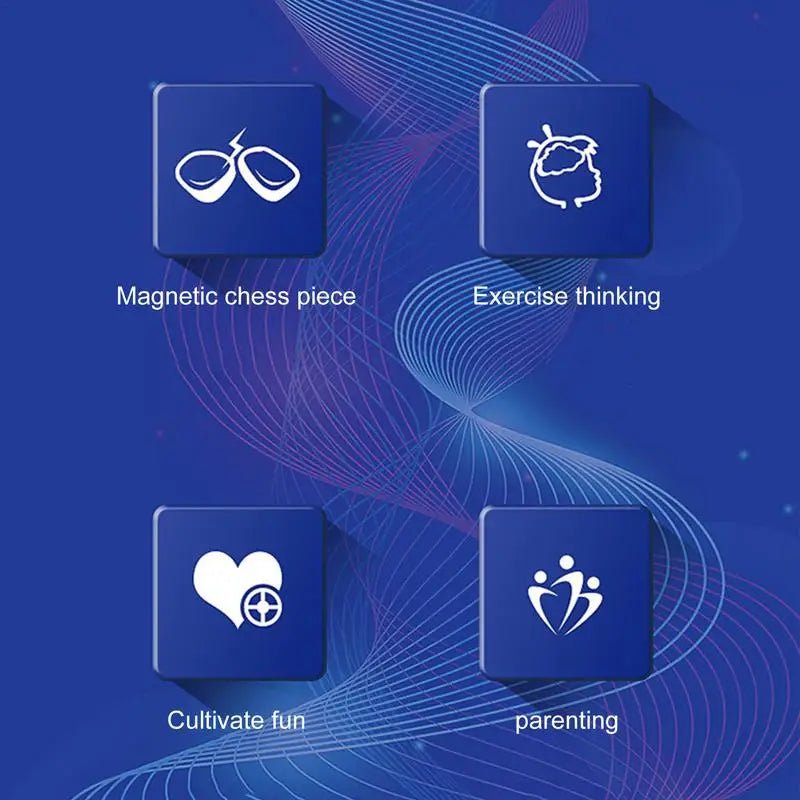 Chess Board Game Magnetic Effect - Nara's Shop