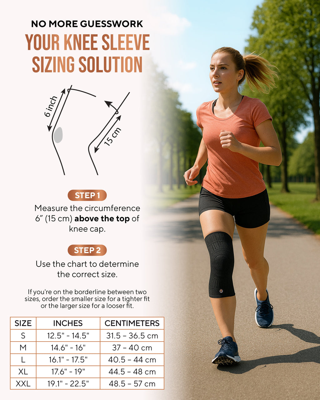 Copper Compression Knee Sleeves (2 Pack) - Nara's Shop