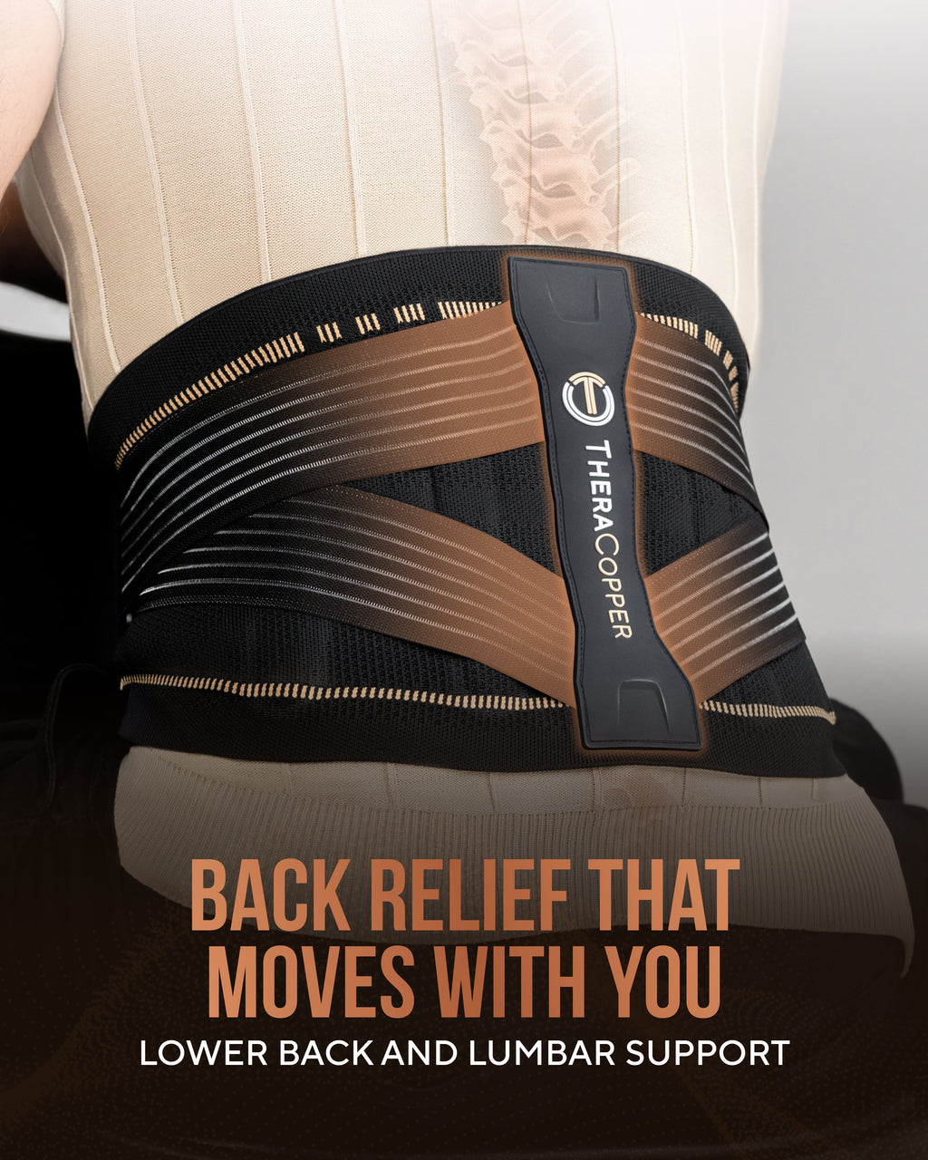 Copper Compression Lower Back Brace - Nara's Shop