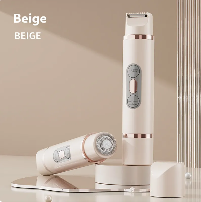 Dual-Head Electric Shaver Painless Women's Epilator Bikini Hair Removal Device Automatic Hair Trimmer Underarm Facial Lips Leg - Nara's Shop