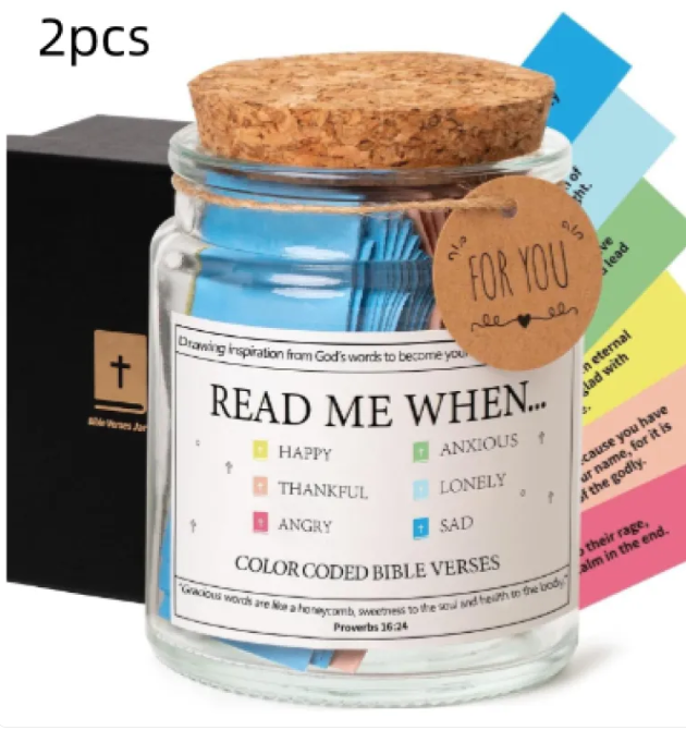 Faith & Joy Verse Jar - Nara's Shop