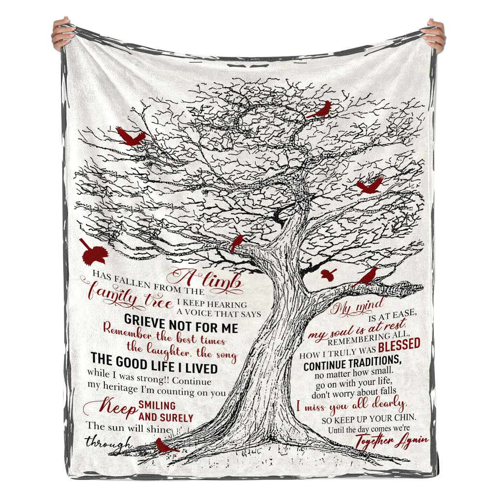 Bereavement Gifts Sympathy Gift Memorial Gifts - in Memory of Loved One Gifts Condolences Gift in Loving Memory Blankets Memorial Gifts for Loss of Mother/Father/Pet Throw Blankets 60" x 50" - Nara's Shop