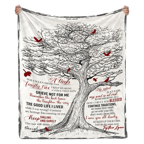 Bereavement Gifts Sympathy Gift Memorial Gifts - in Memory of Loved One Gifts Condolences Gift in Loving Memory Blankets Memorial Gifts for Loss of Mother/Father/Pet Throw Blankets 60" x 50" - Nara's Shop