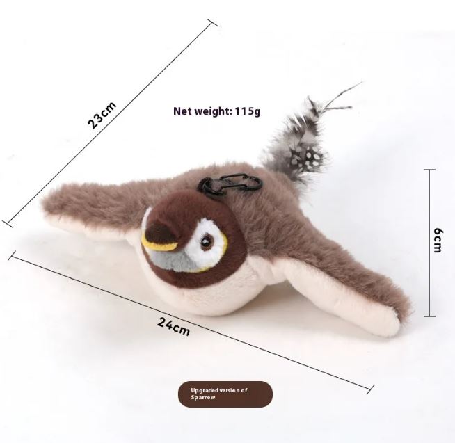 Flapping Bird Cat  Toy - Nara's Shop