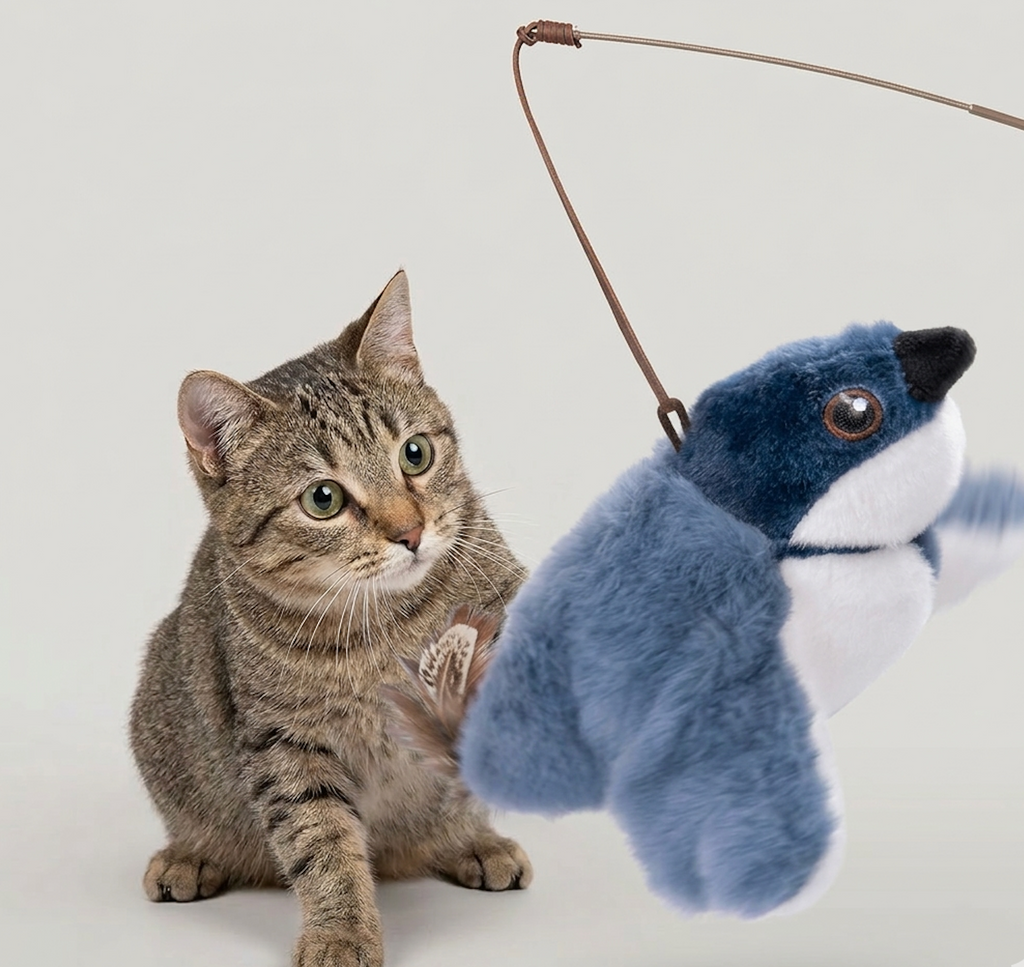 Flapping Bird Cat  Toy - Nara's Shop