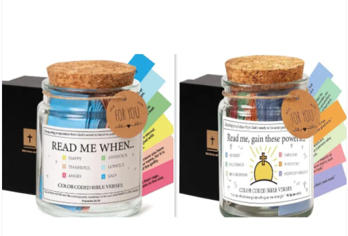 Faith & Joy Verse Jar - Nara's Shop