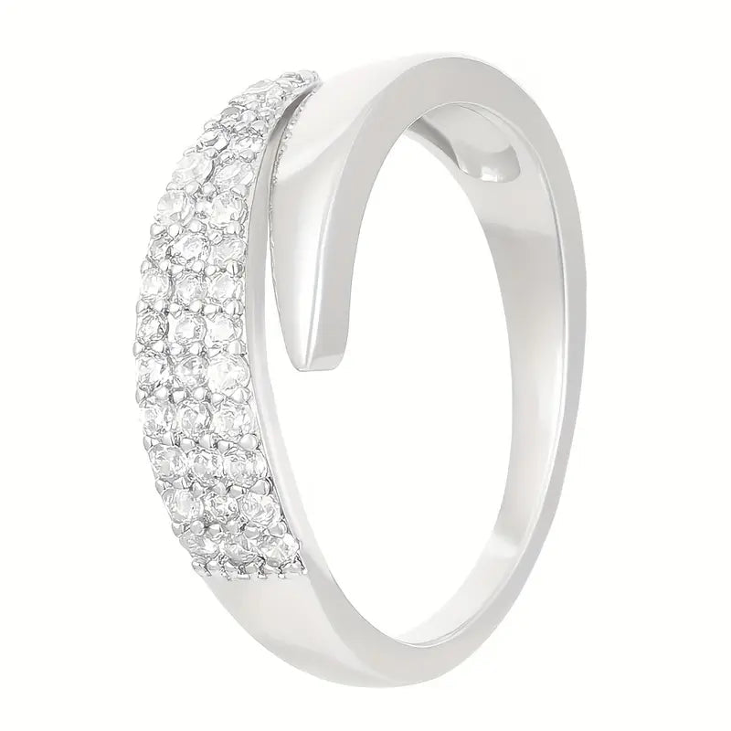 Elegant Adjustable Sparkle Ring - Nara's Shop