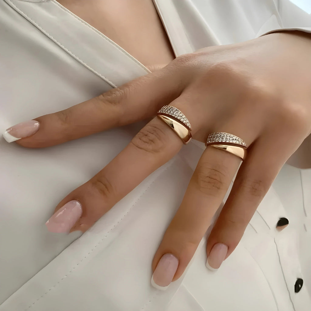 Elegant Adjustable Sparkle Ring - Nara's Shop